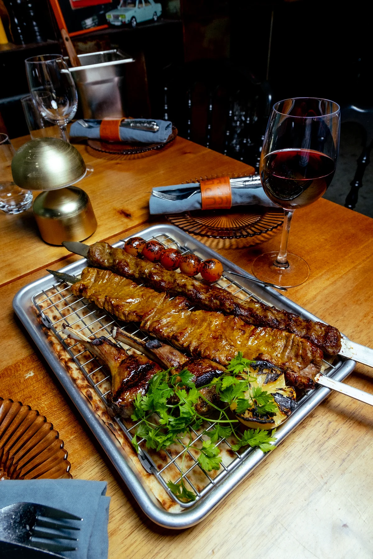 Persian grill and saffron rice