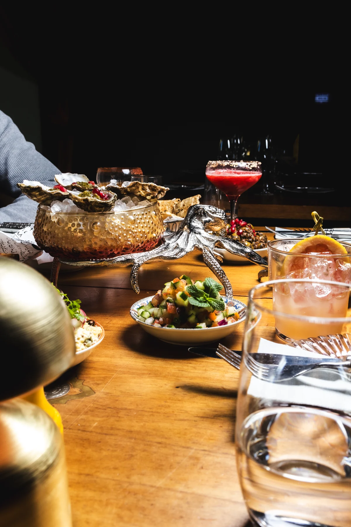 Persian dishes served at Coup